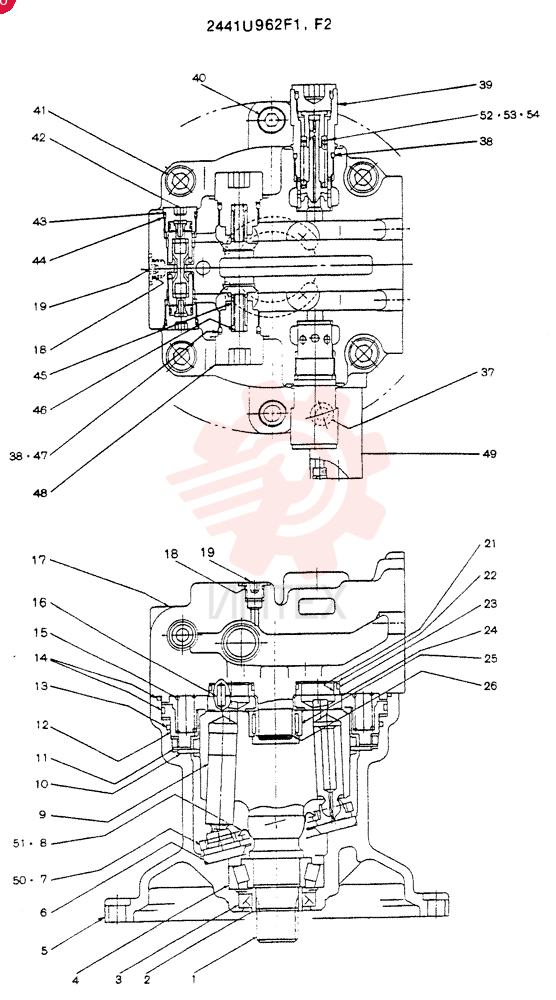 MOTOR ASSY (SWING) 2441U962F1