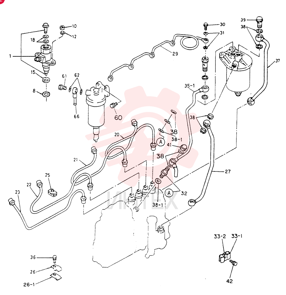 NOZZLE ASM., INJ. FIG.58