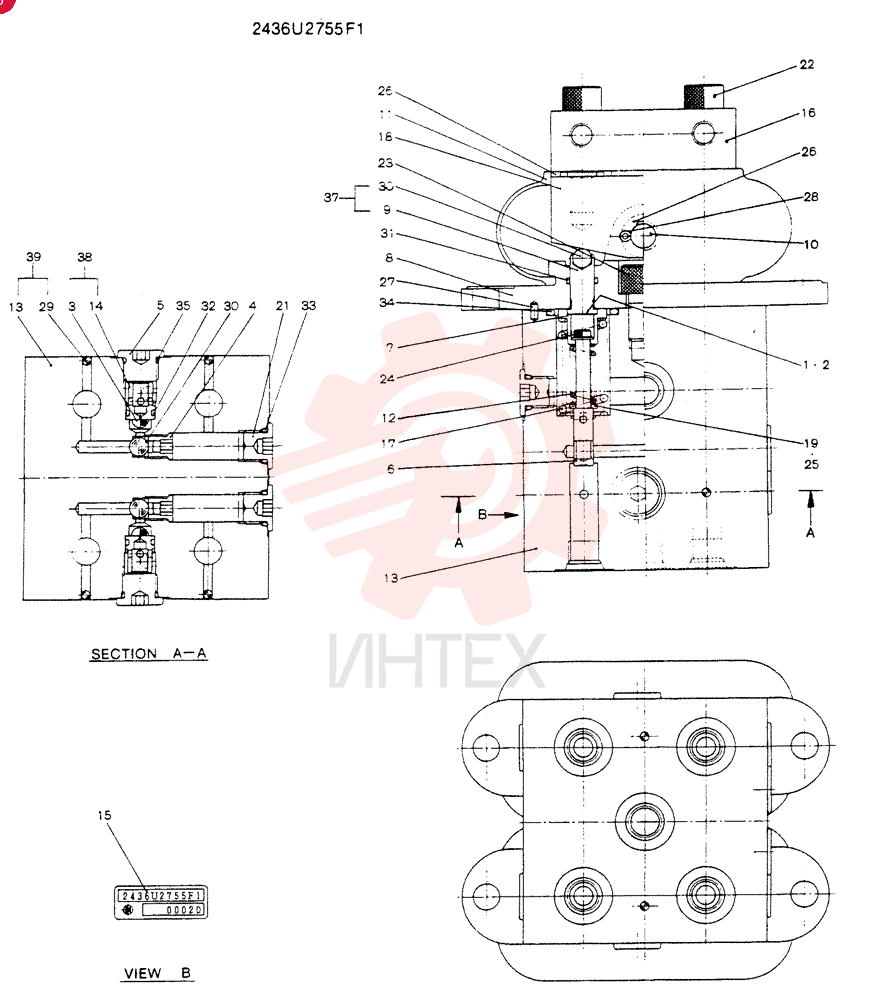 PILOT VALVE 2436U2755F1