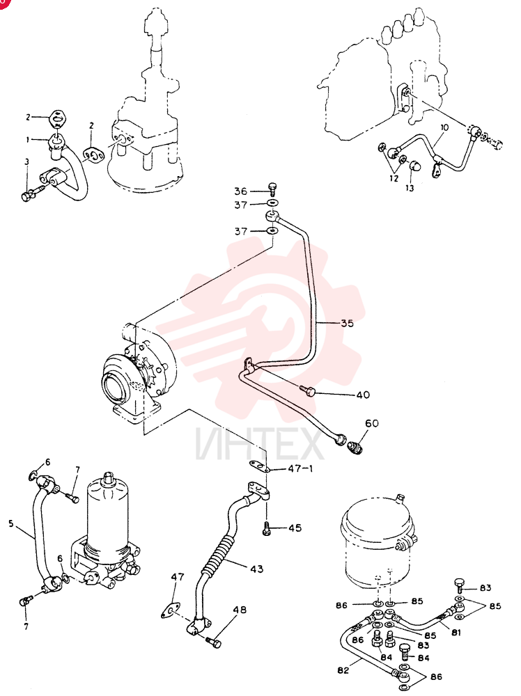 PIPE ASM ., OIL PUMP VI8941310601