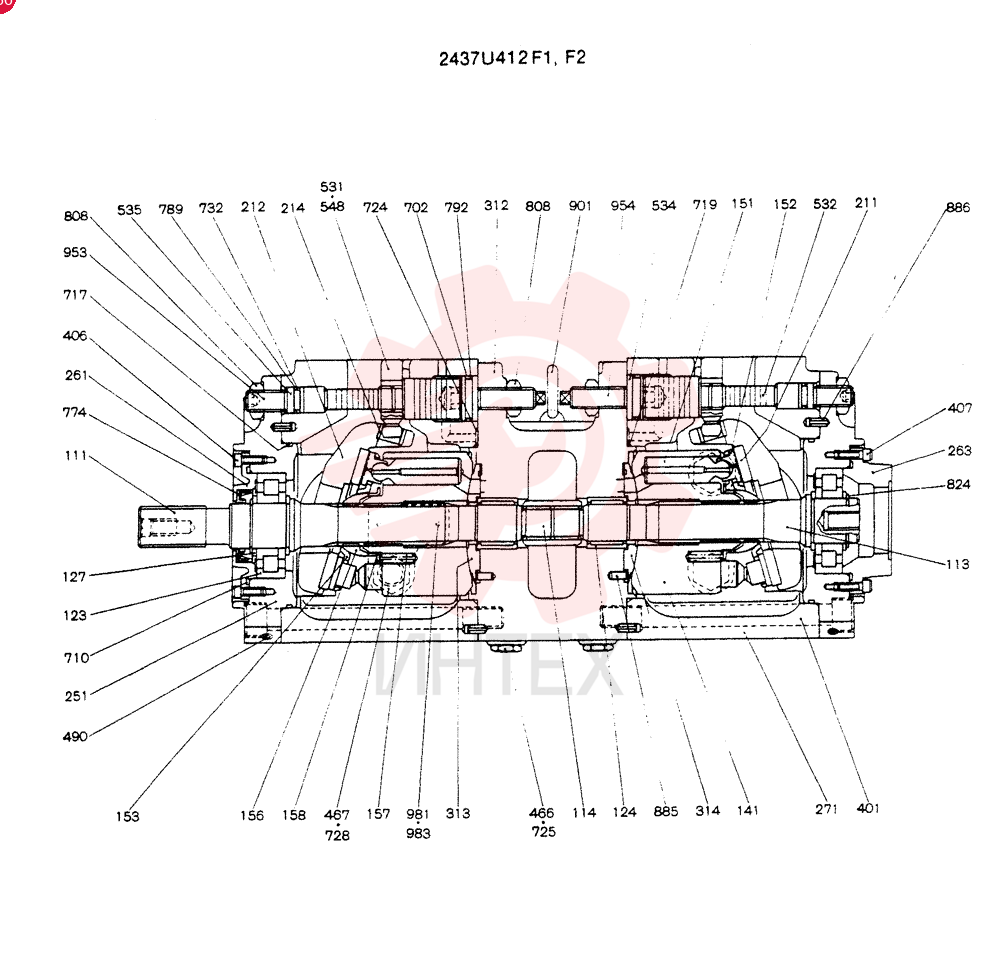 PUMP 2437U412F1