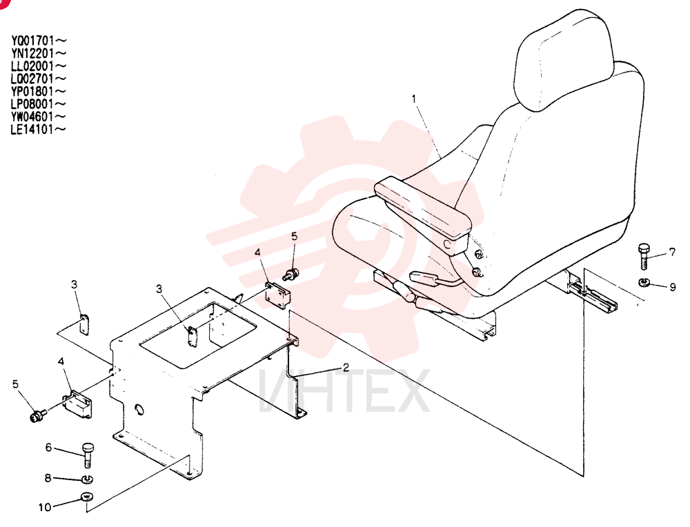 SEAT ASSY 24100N7360F1