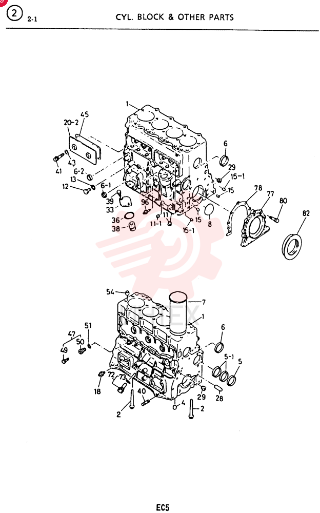 BLOCK ASM; CYL VI8941305353