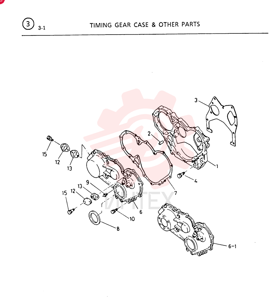 CASE; GEAR, TIMING VI5113110112