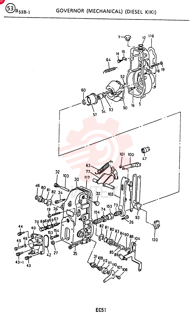 GOVERNOR ASM.; MECHANICAL VI8943164080