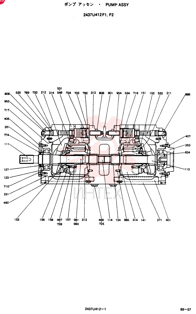 PUMP 2437U412F1