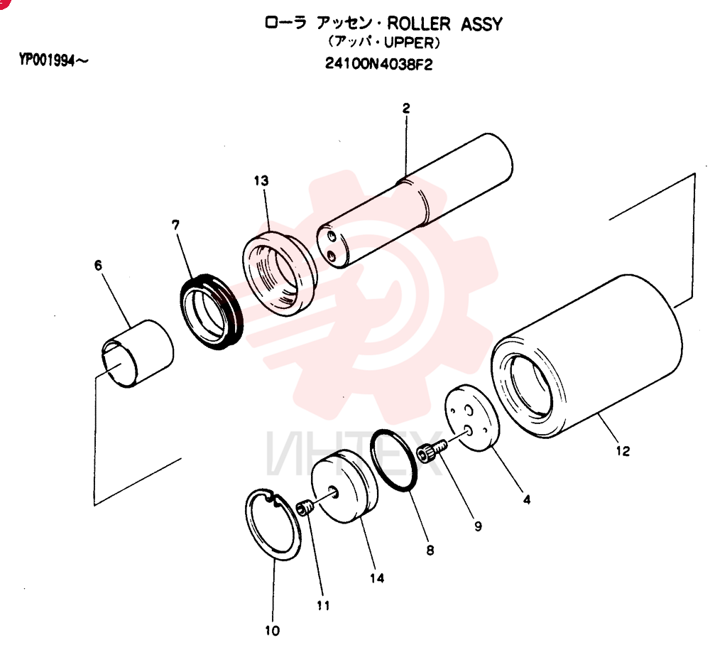 ROLLER 24100N4038F2