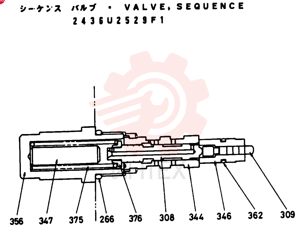 VALVE PRESSURE RELIE 2436U2529F1