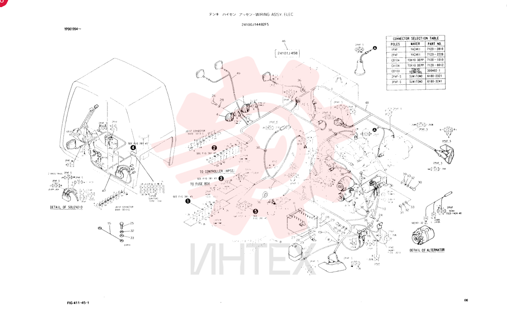 WIRING ASSY, ELEC 24100J14482F5