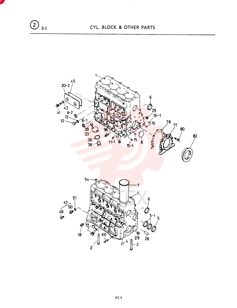 BLOCK ASM.; CYL. VI8941305353