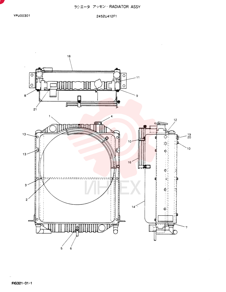 RADIATOR 2452U412F1