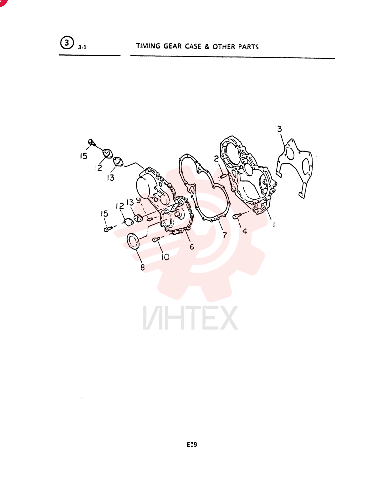 CASE; GEAR, TIMING VI5113110113
