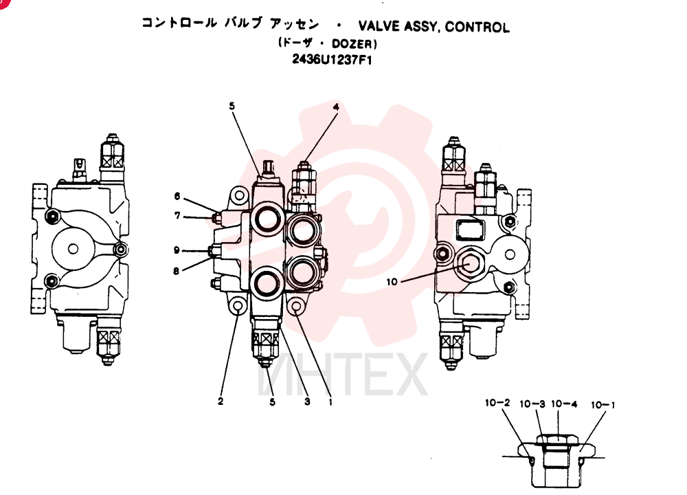 HYDRAULIC VALVE 2436U1237F1