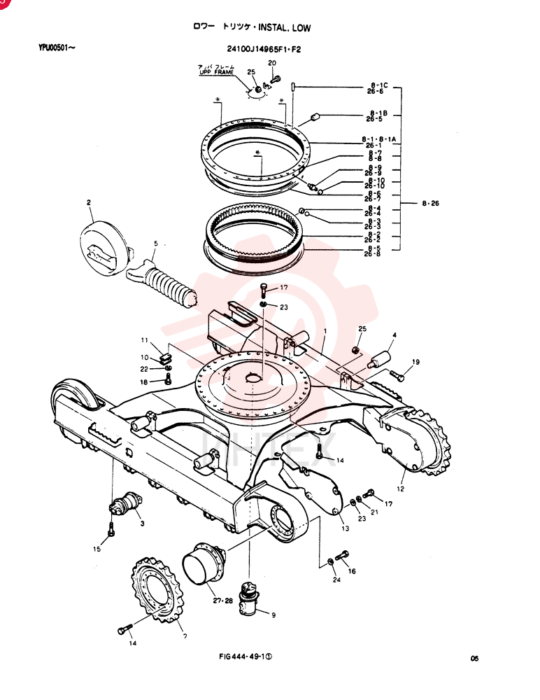 INSTAL, LOW, Serial Range: YPU00501-YPU00569