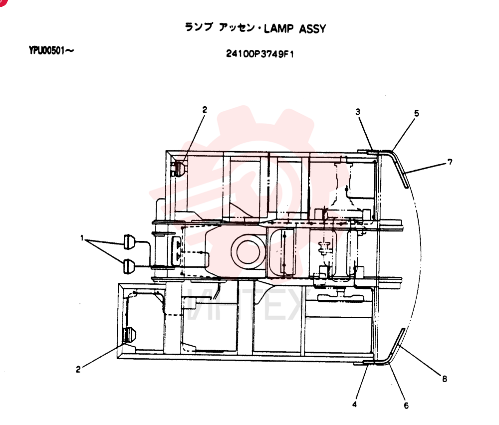 LAMP ASSY 24100P3749F1