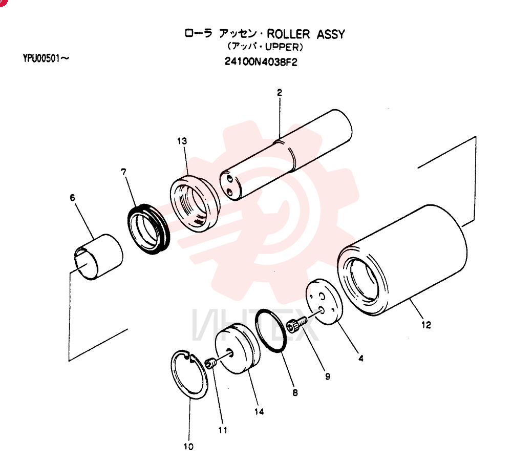ROLLER 24100N4038F2