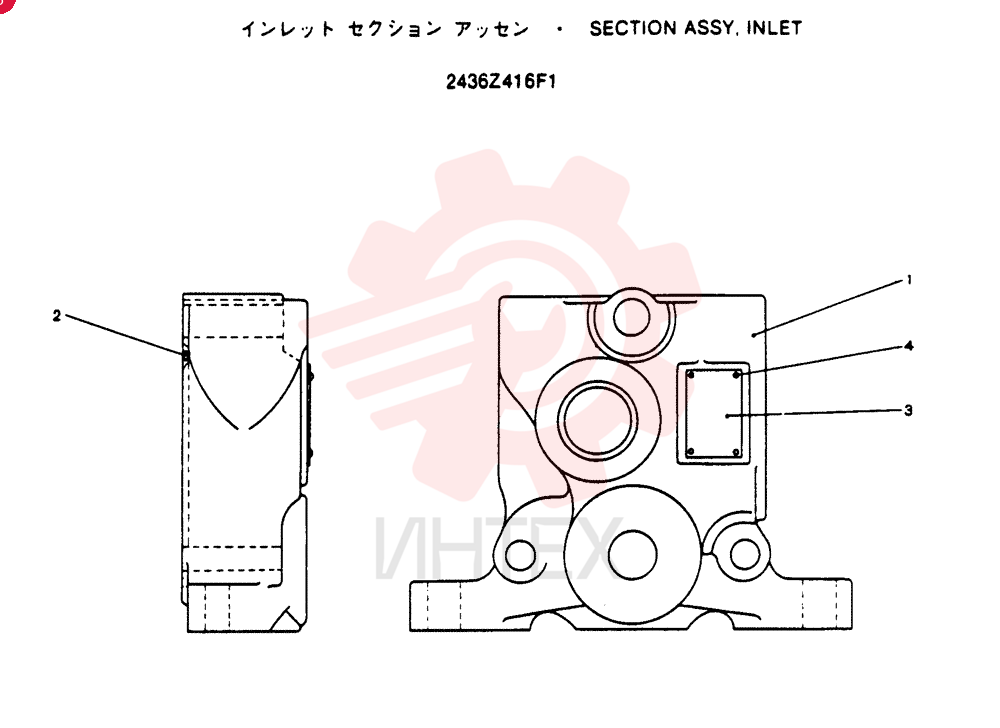 SETION ASSY, INLET 24362416F1