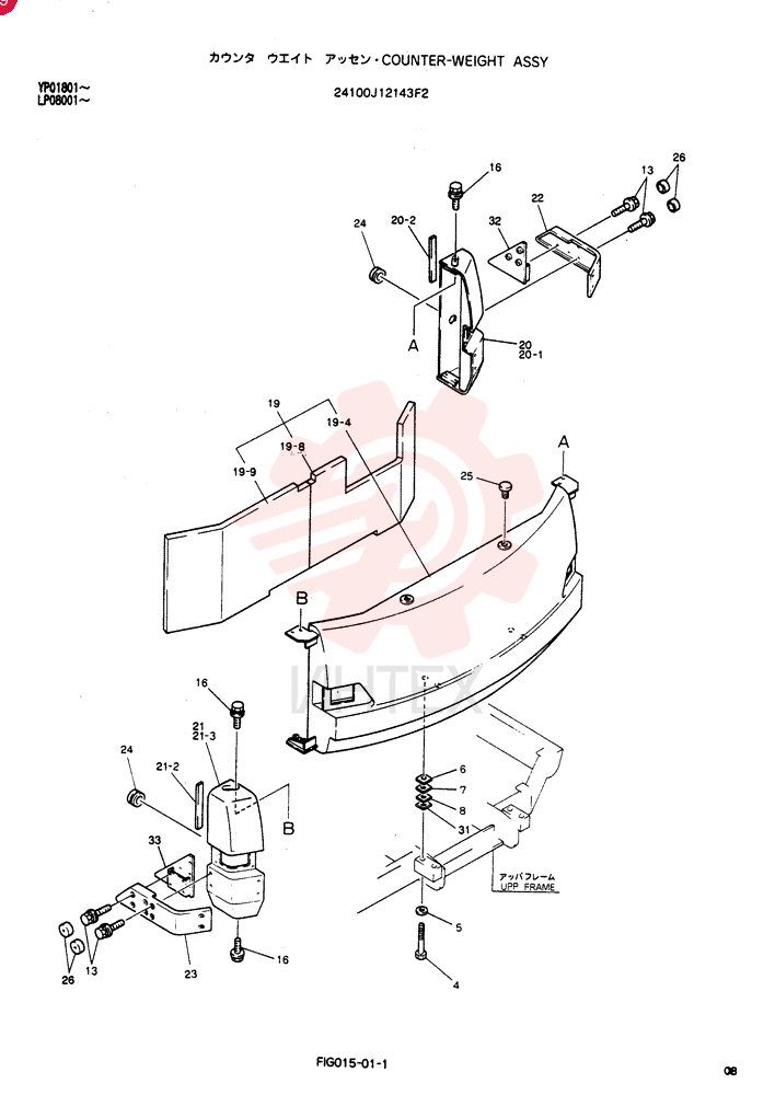 COUNTER-WEIGHT ASSY 24100J12143F2