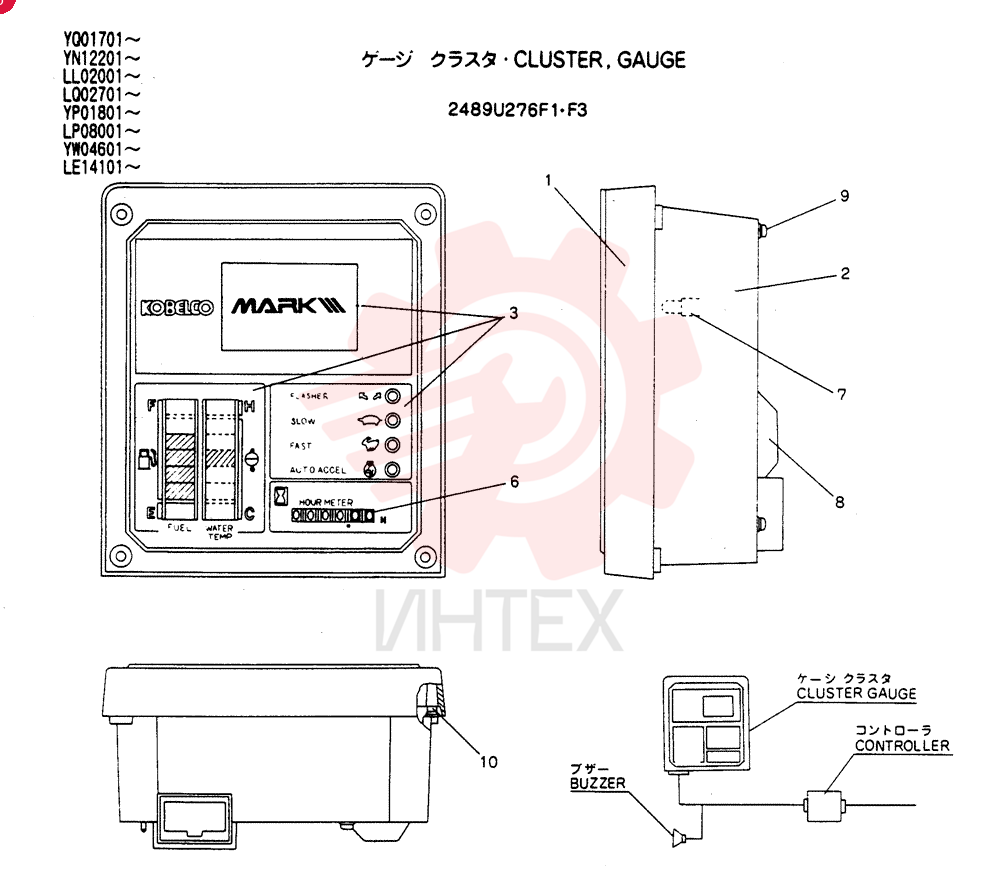 GAUGE 2489U276F1