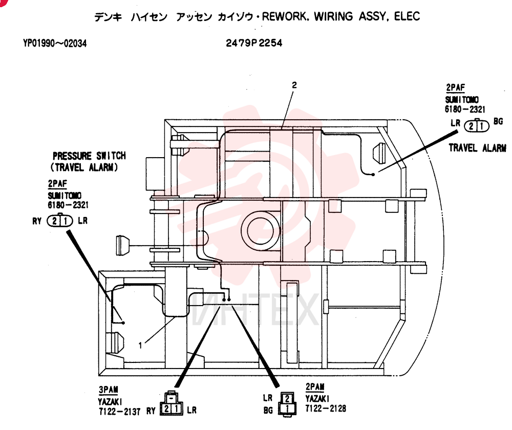 REWORK, WIRING ASSY, ELEC 2479P2254