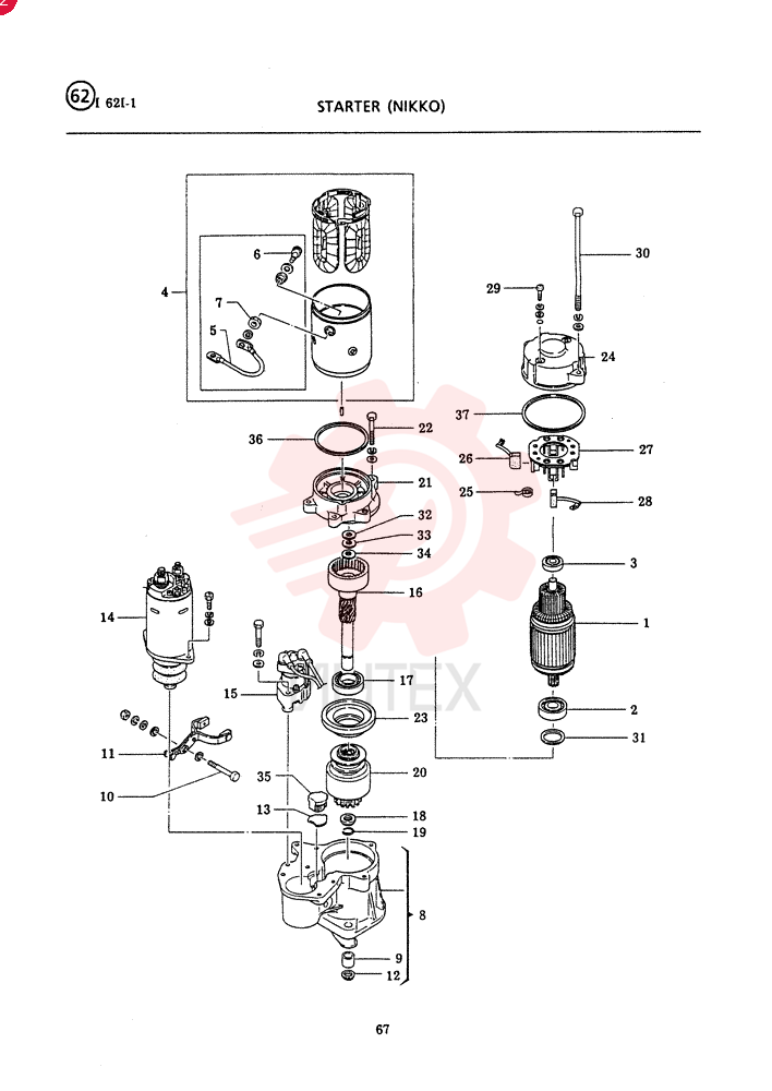 STARTING MOTOR VI8970298630