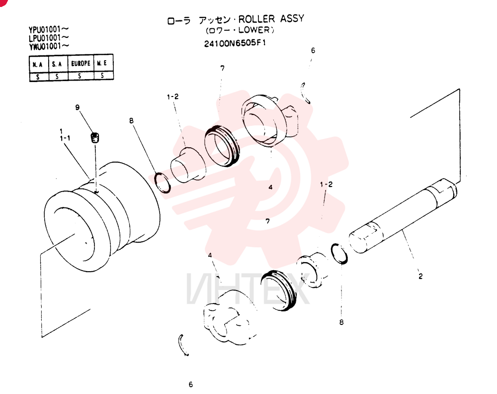 ROLLER 24100N6505F1