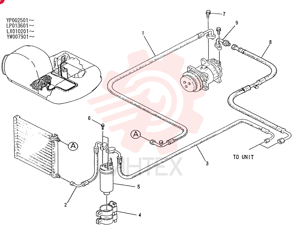 DRIBR ASSY. AIR YW96V00004F1