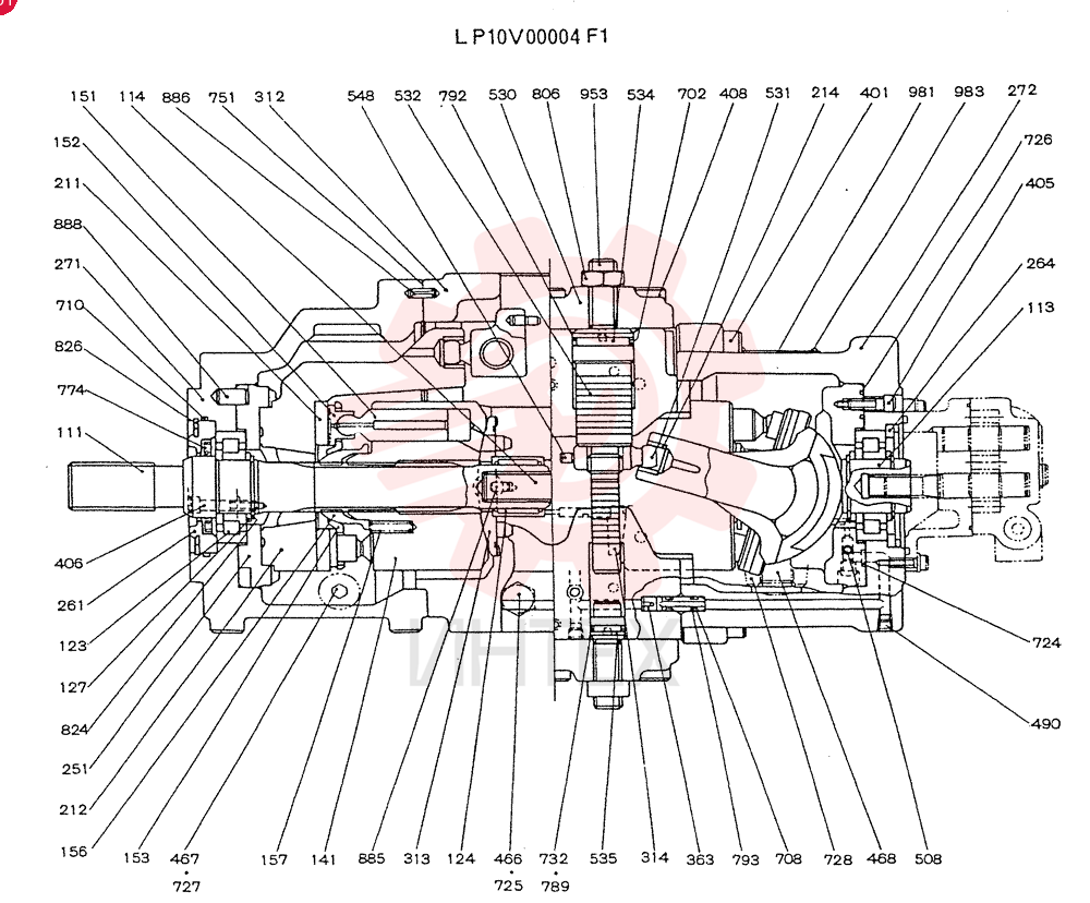 HYDRAULIC PUMP LP10V00004F1