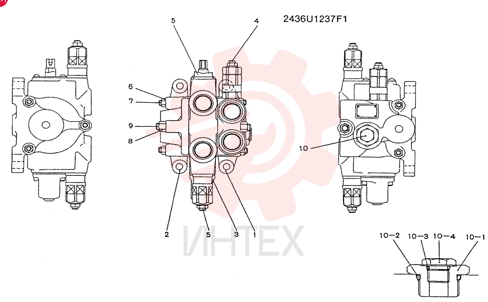 HYDRAULIC VALVE 2436U1237F1