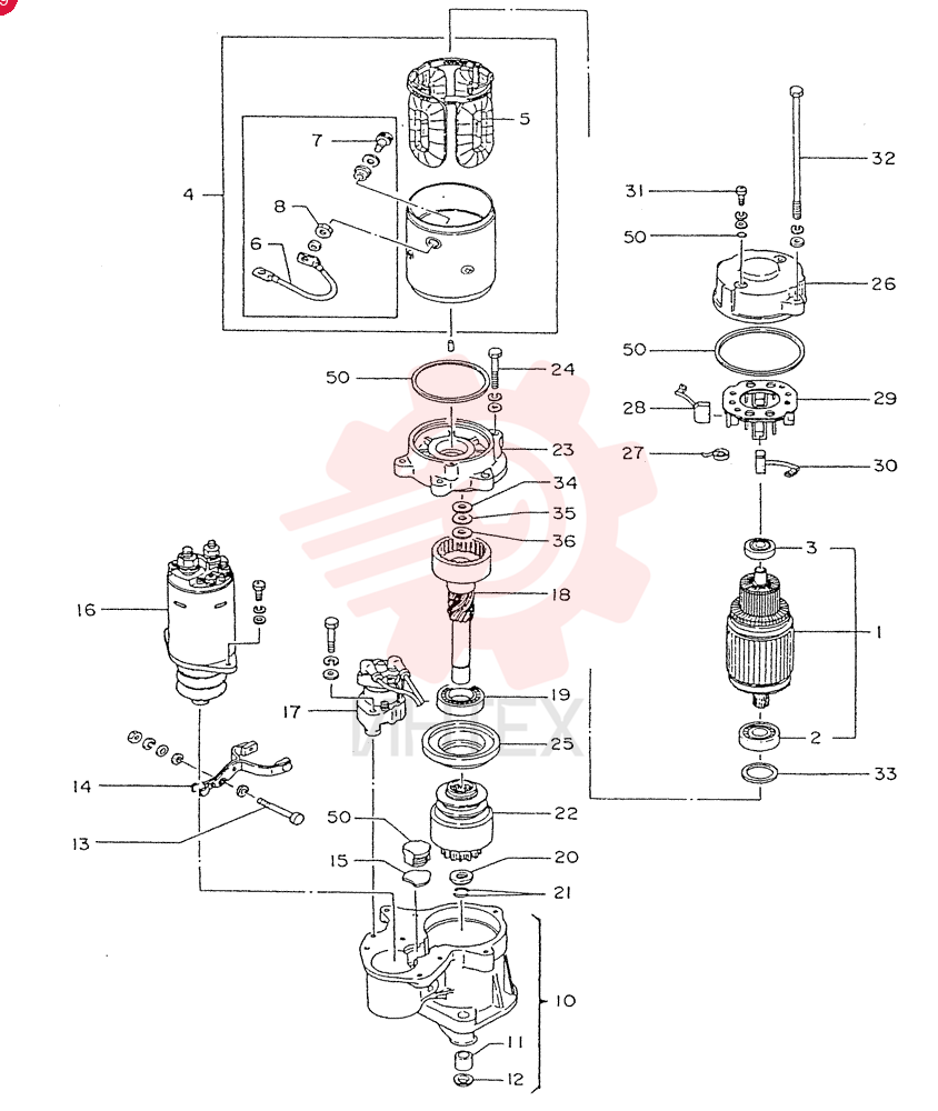 STARTING MOTOR VI8970298630 (2)
