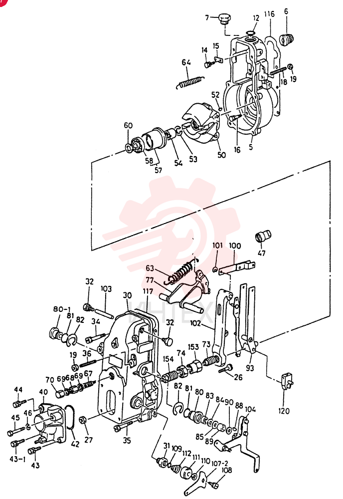 GOVERNOR ASM; MECHANICAL VI8970208830 (1)