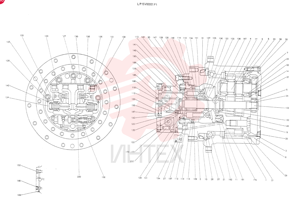 HYDRAULIC MOTOR LP15V00001F1
