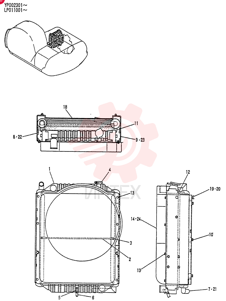 RADIATOR LP05P00003F1