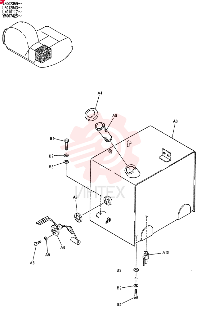 TANK ASSY. FUEL YW20P00023F3