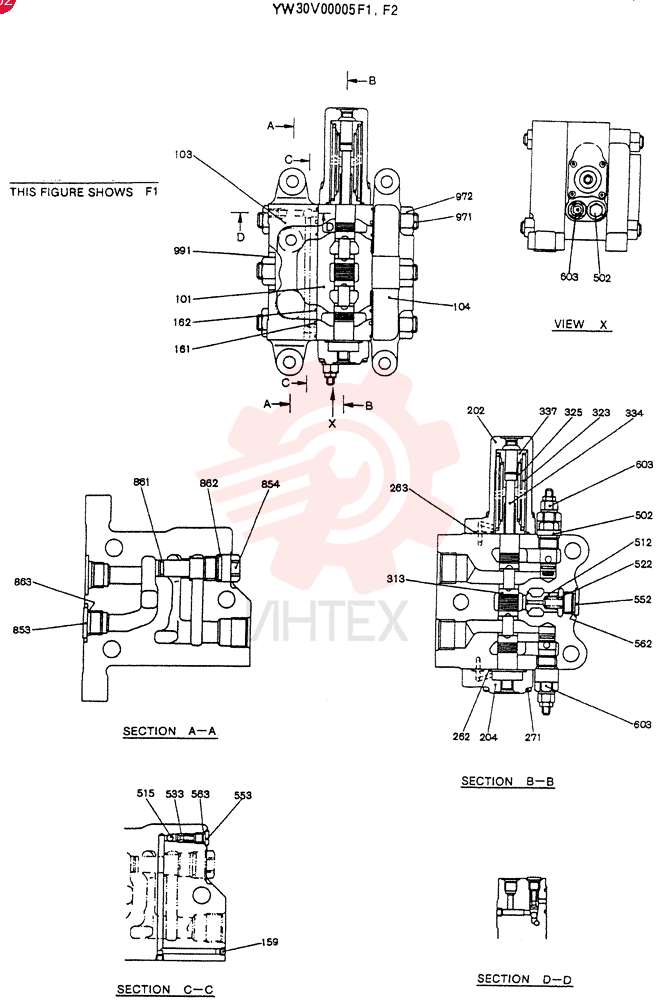 VALVE ASSY,CONTROL YW30V00005F1 (1)