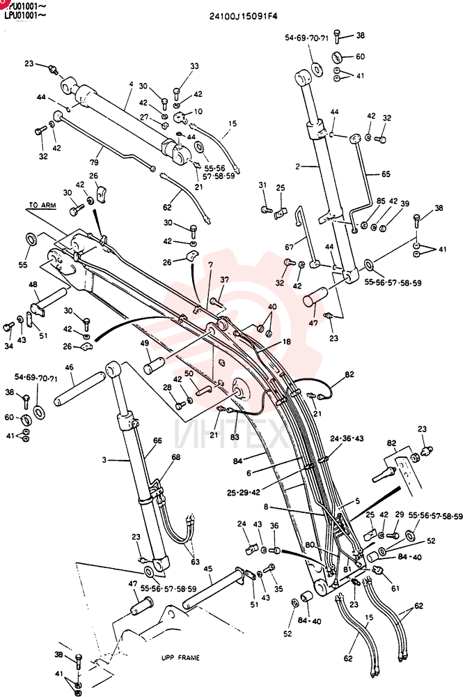 BOOM ASSY, 4.6M (15 FT- 1 INCH)