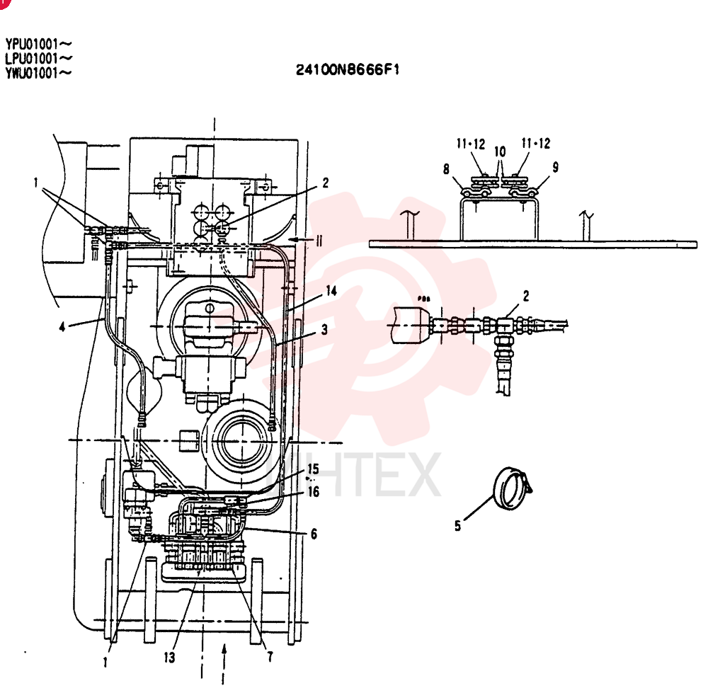 CONTROL ASSY. REMOTE 24100N8666F1