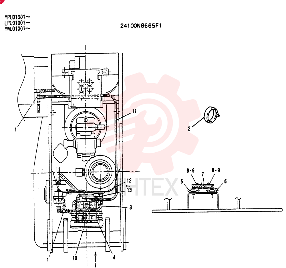 CONTROL ASSY. REMOTE 24100N8665F1