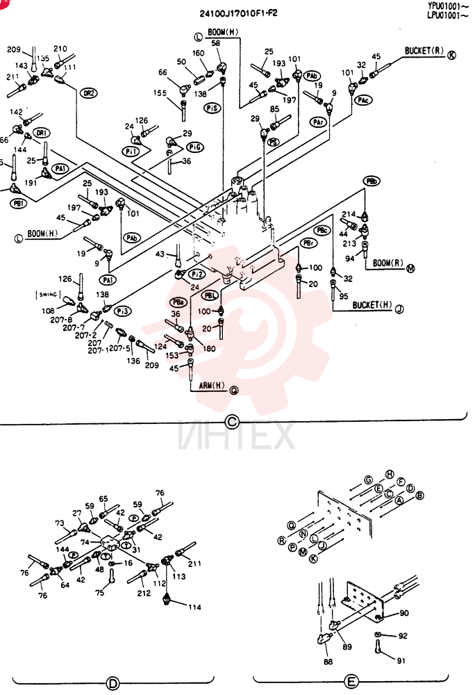 CONTROL LINES, REMOTE 24100J17010F1 (2)