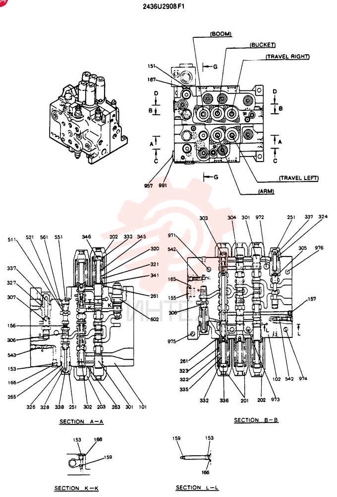 CONTROL VALVE 2436U2908F1