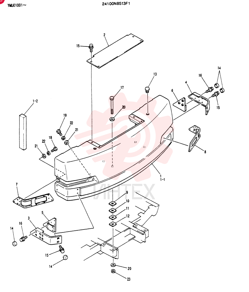 COUNTERWEIGHT ASSY 24100N8540F1