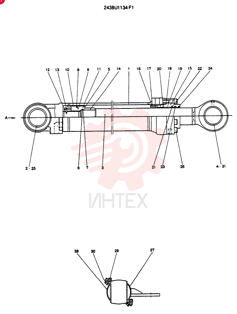 CYLINDER 2438U1134F1