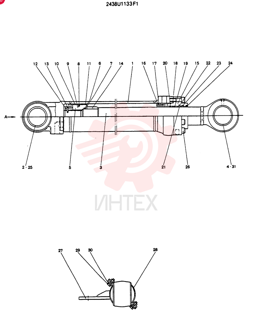 CYLINDER 2438U1133F1