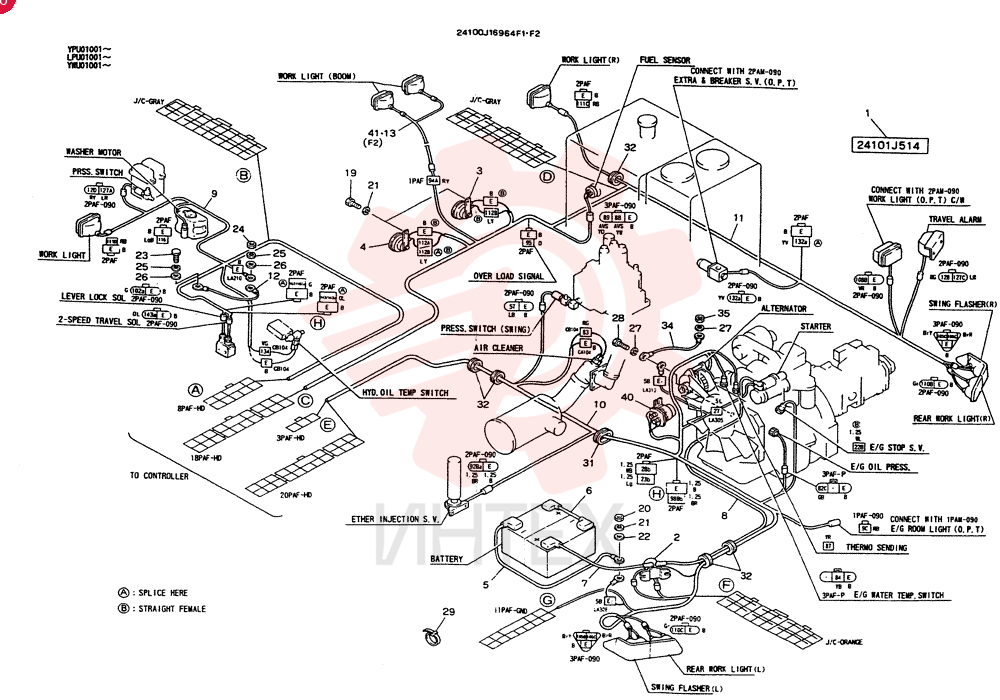 ELEC WIRING ASSY 24100J16964F1 (2)