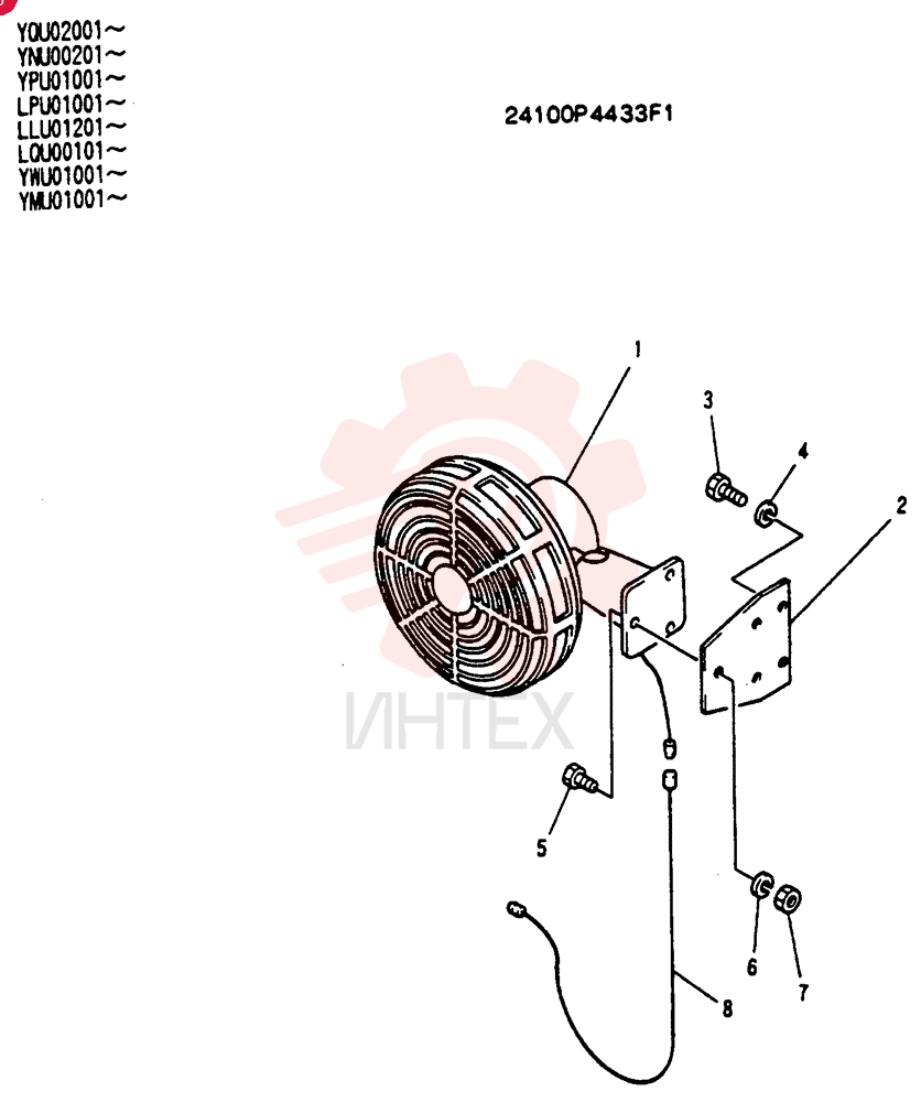 FAN INSTAL 24100P4433F1