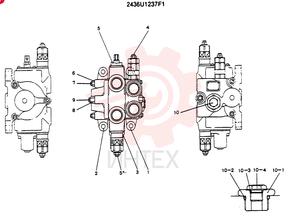 HYDRAULIC VALVE 2436U1237F1