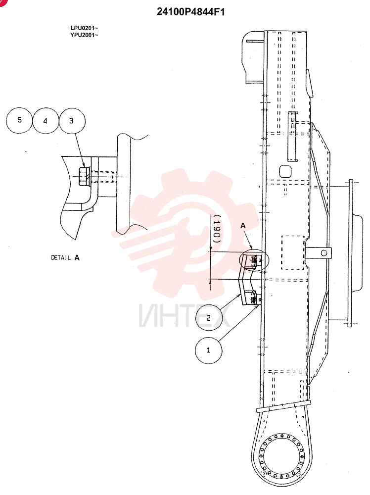 LOWER INSTALLATION, REWORK (SC - GUIDE ASSY TRACK) 24100P4844F1