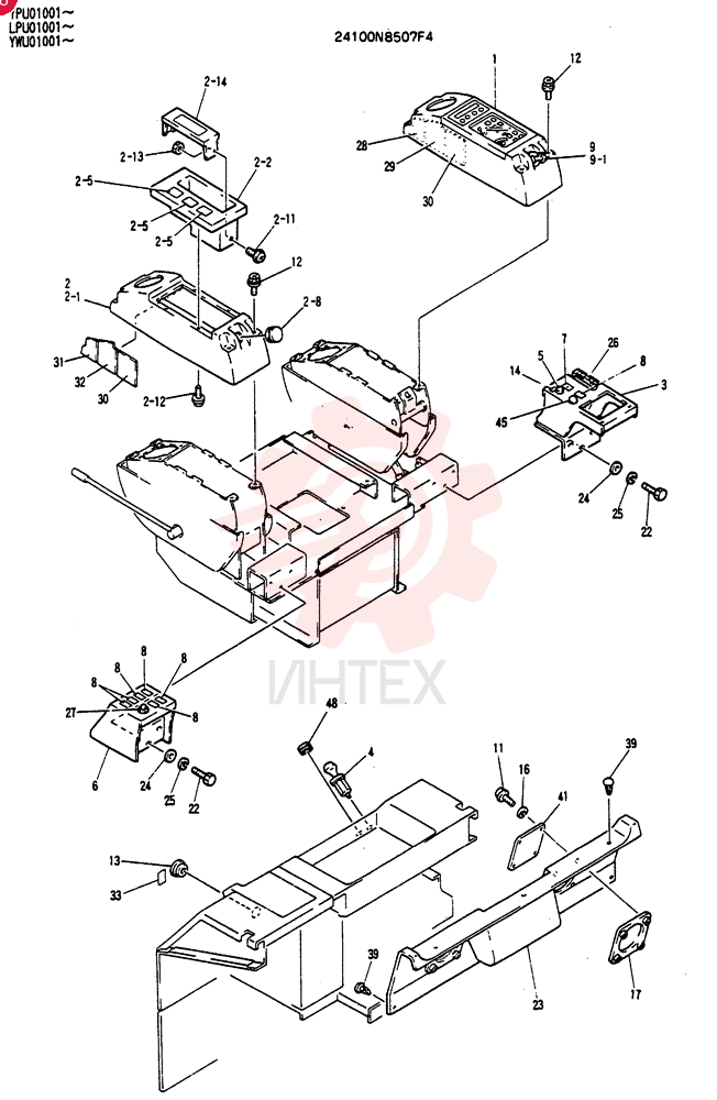 PANEL ASSY, INSTRUMENT 24100N8507F4