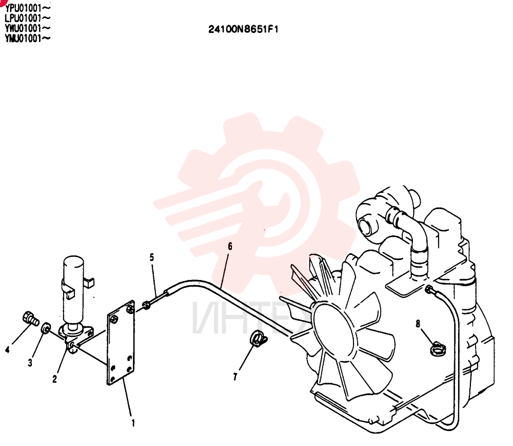 STARTING AID INSTAL 24100N8651F1