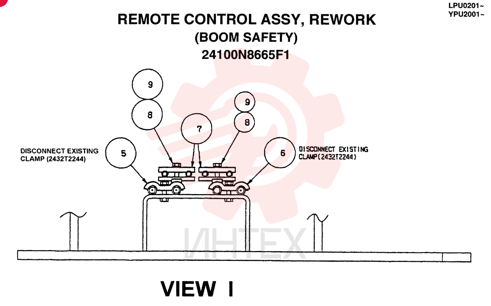 CONTROL ASSY, REMOTE (BOOM SAFETY), Remarks: (-7/1/98) 24100N8665F1 (1)